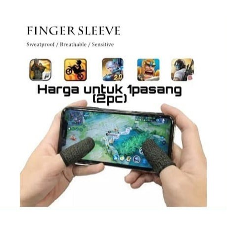 Mobile Legend Finger Cots Sarung Jari Jempol ML Finger Sleeve Anti Basah Keringat 2pcs 1 pasang