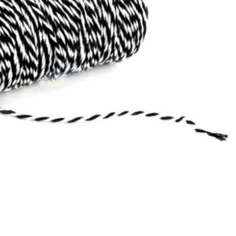 

♕ Tali Rami Katun Kado Bakers Twine Merah Christmas (PER ROLL) - HITAM 1 ROLL ✿