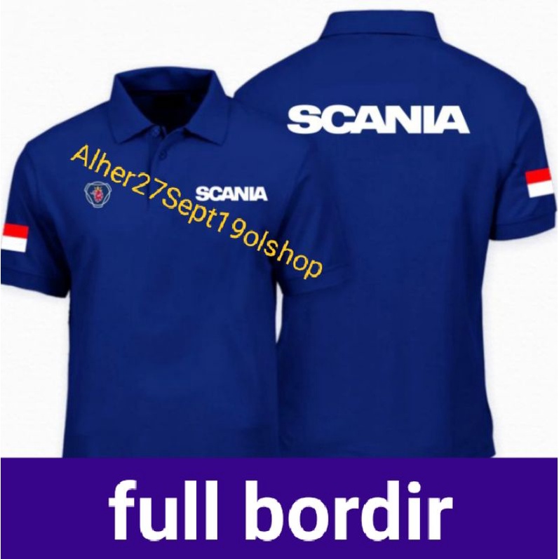 Kaos Scania baju Scania baju polo Scania kaos kerah Scania polo shirt Scania kaos Jetbus baju Jetbus