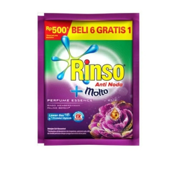 Rinso cair +molto sachet 36 sachet