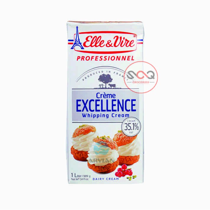

Elle Vire Whipping Cream Excellence 1Ltr