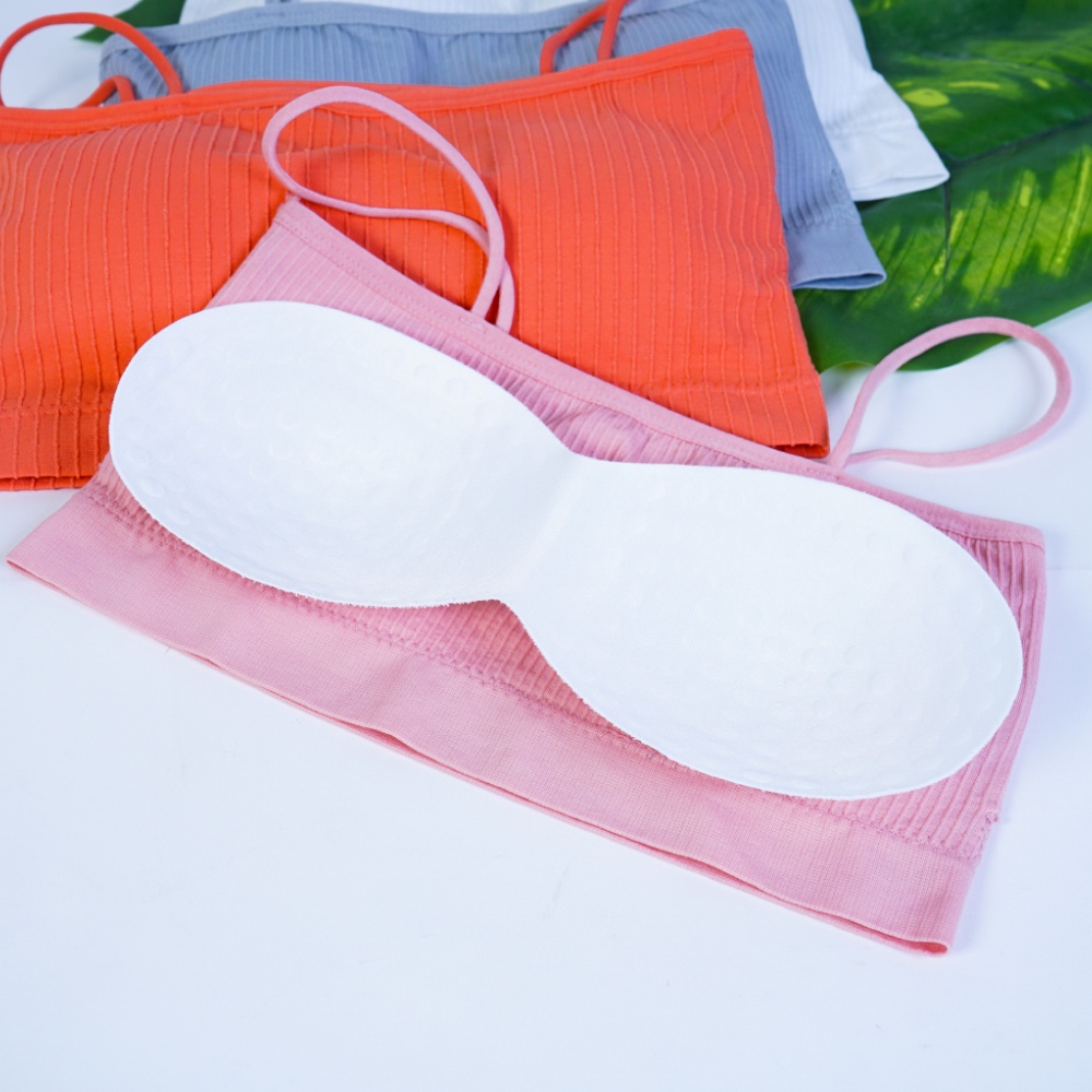 SBR05 - SPORT BRA KEMBEN FASHION WANITA MODEL TALI KECIL / TANPA KAWAT KUALITAS NYAMAN DI PAKAI