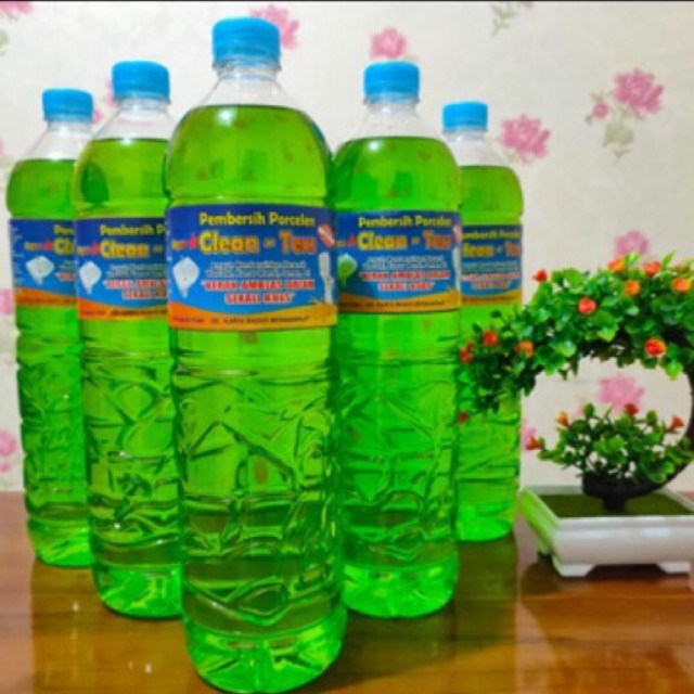 CLEAN TEXS 1500ml 1.5 Liter PEMBERSIH PORCELEN KERAK KERAMIK + PACKING KARDUS