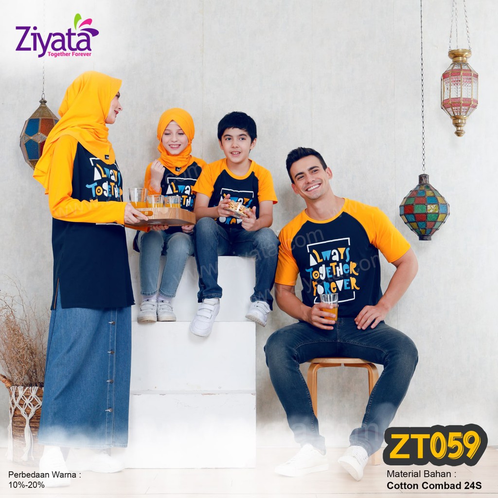 kaos couple family keluarga Distro Murah Kaos Reglan Couple ziyata