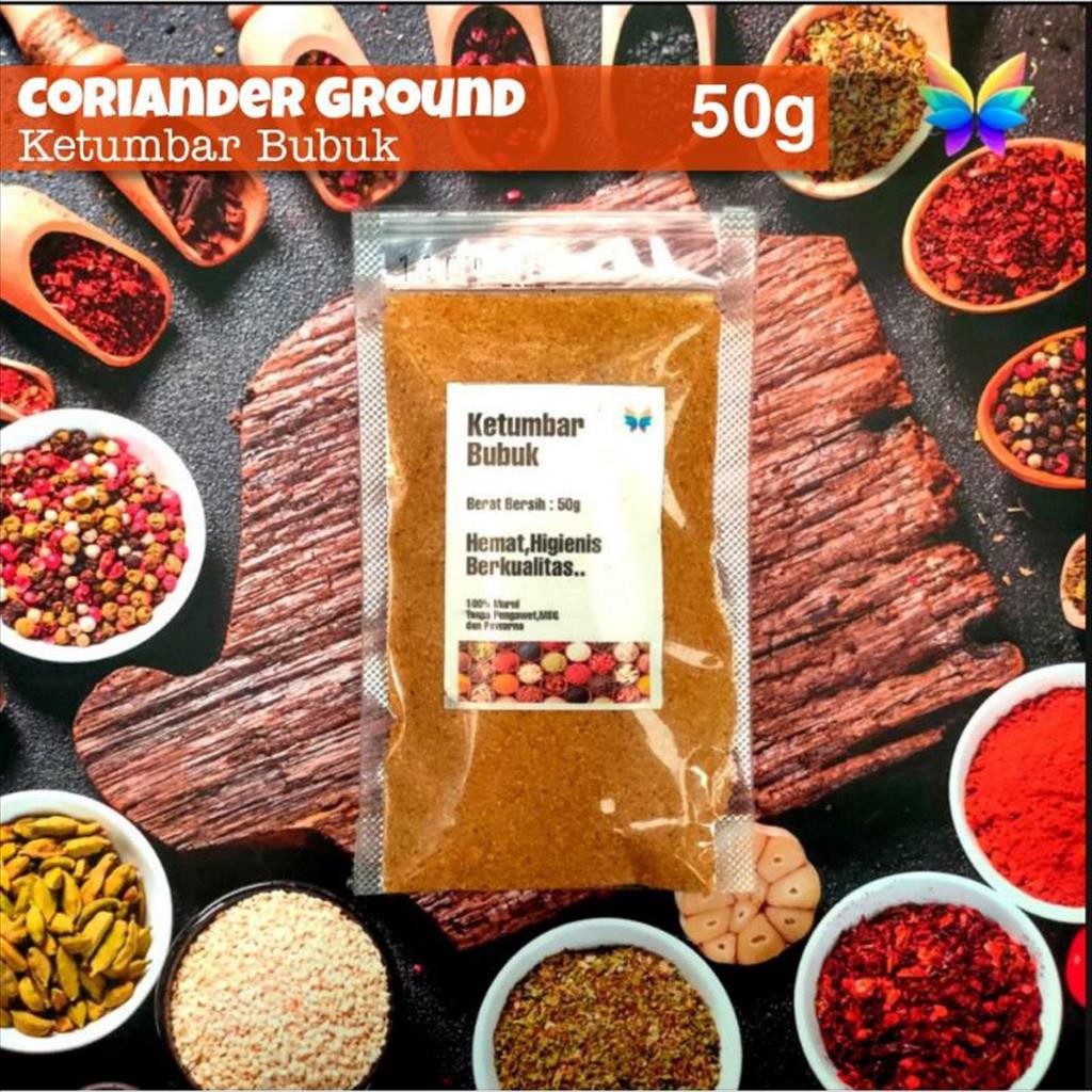 

Bumbu rempah KETUMBAR BUBUK / Coriander Ground 50g ✓PREMIUM #WarnaWarniRempah