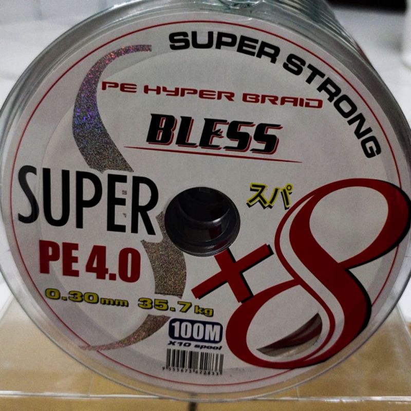 BENANG PE BLESS X8 100 m (CONNECTING) /PE BIRU/PE HIJAU