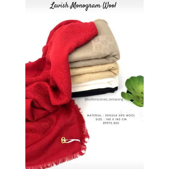 ORIGINAL NEW LAVIS MONOGRAM BUTTONSCRAVES