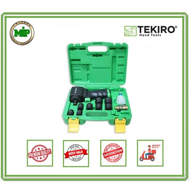 Tekiro Air Impact Jumbo With Stubby Impact Socket 12 pcs