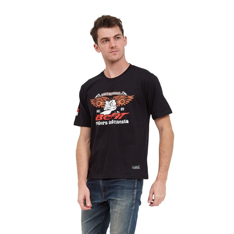 Kaos Motor Honda Beat, Baju Bikers Honda Beat FREE STIKER