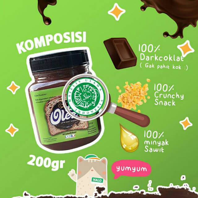 

Selai cokelat (+crunchy)