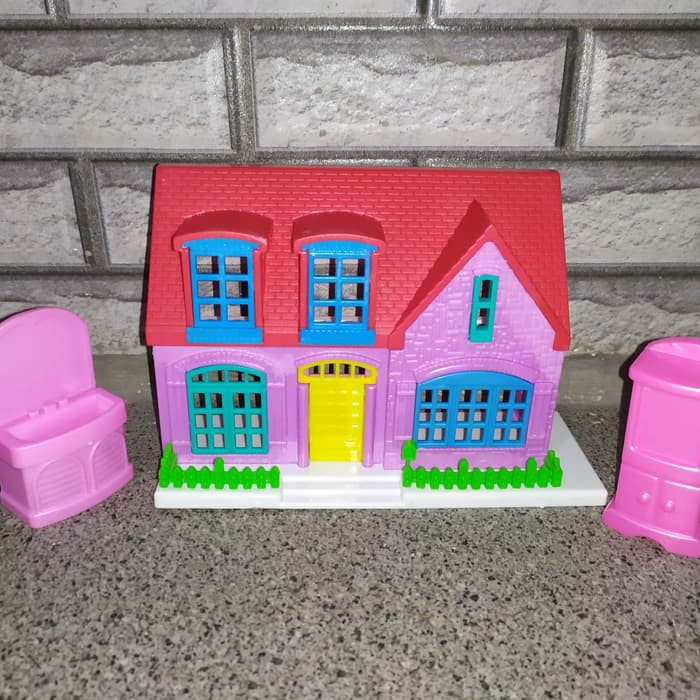 mainan miniatur villa - mainan anak rumah rumahan edukatif