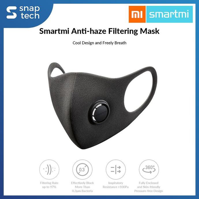 [[BISA COD]] Xiaomi SmartMi PM2.5 Masker Mask KN95 KN 95 Anti Virus 3D - Size M TERMURAH Kode 73