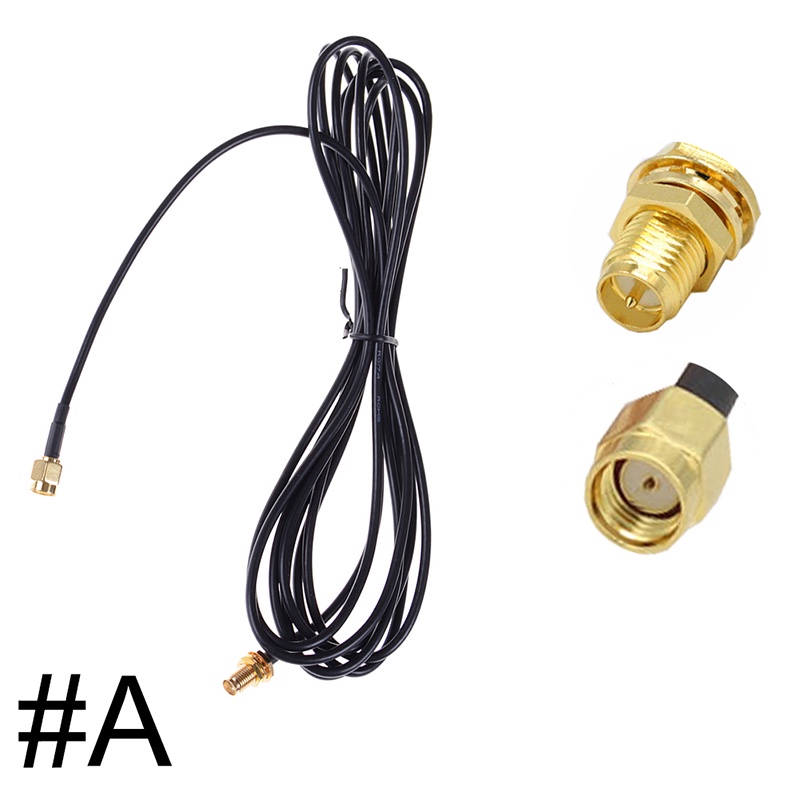 (LUCKID) Adaptor Konektor Kabel Coaxial SMA Male Ke Female Panjang 10M