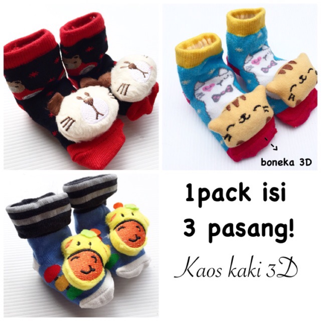 kaos kaki anak boneka kaos kaki bayi boneka kaos kaki anak lucu import sepatu terlaris babeebabyshop