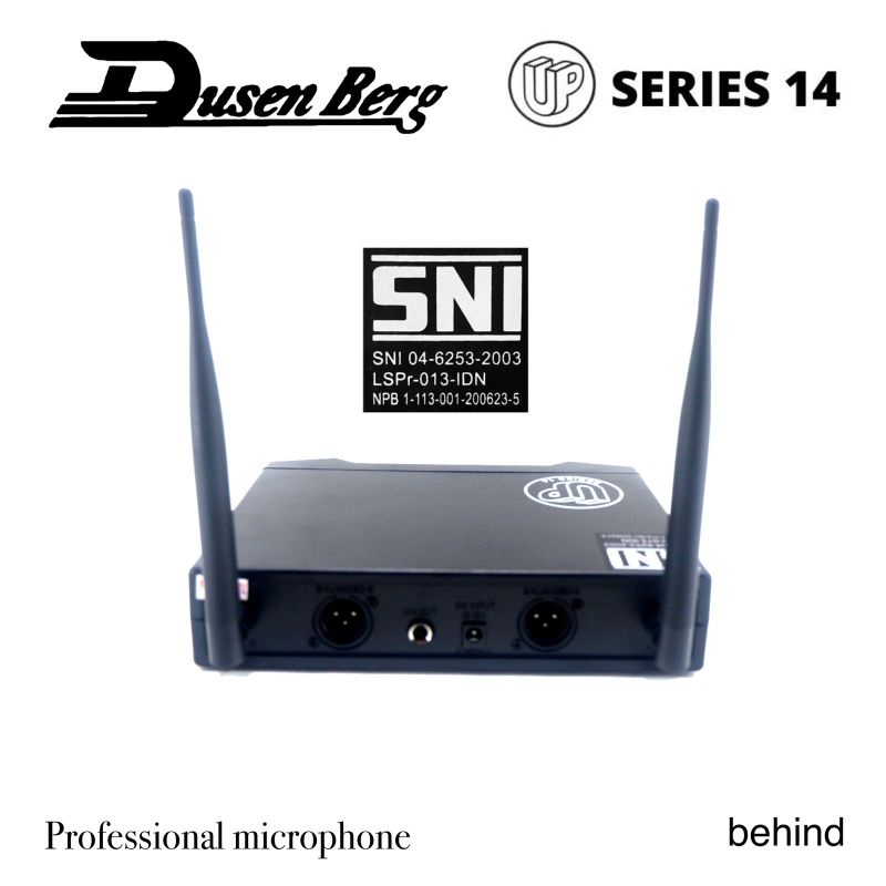 Microphone Wireless DUSENBERG 14 Series 2 Handheld SNI Original