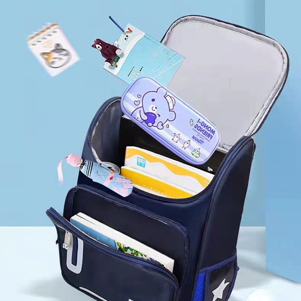 201922 Tas Punggung Anak Sekolah Ransel Besar Import Premium Impor Backpack  1 KG MUAT 2 LT2132 BQ3486 JT2566