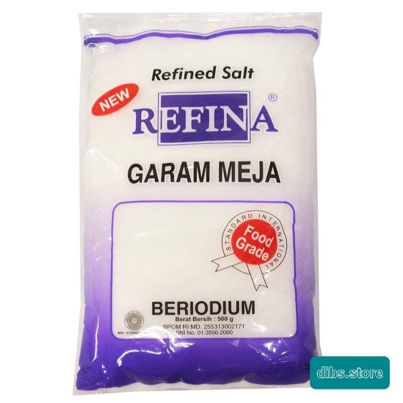 

Garam Meja Refina 500 gram