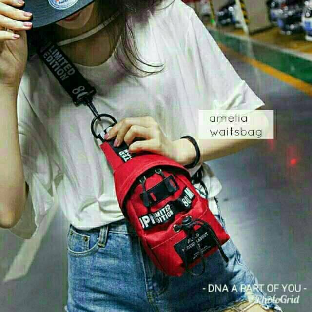 Tas Selempang Amalia WAIST BAG Pria Wanita REAL PICT Waist Bag Terbaru Terlaris Produk Populer