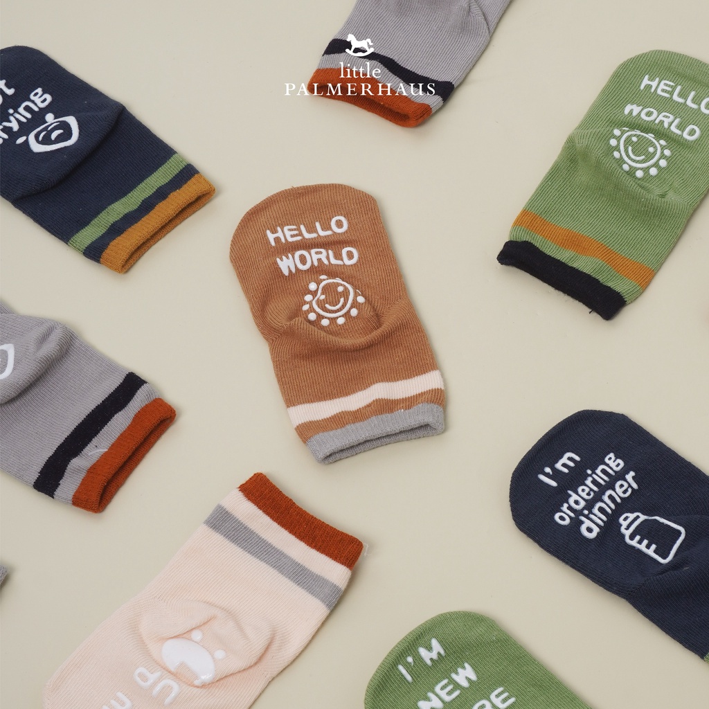 Little Palmerhaus - Wording High Socks / Kaos Kaki Bayi