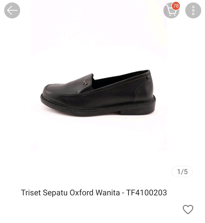 Triset Sepatu Oxford Wanita - Tf4100203