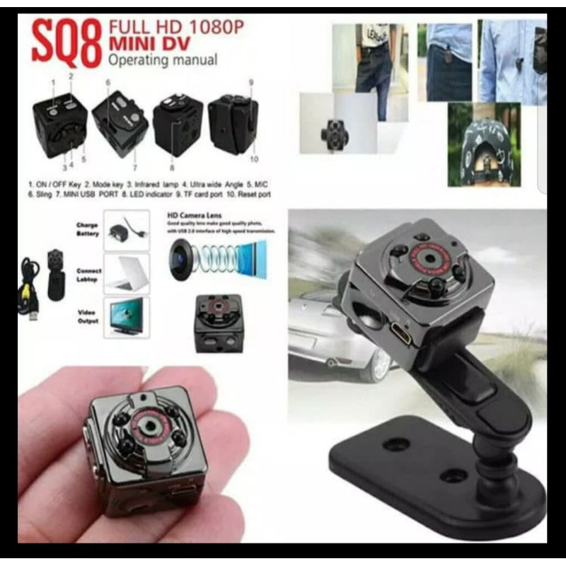 kamera mini SQ8 HD night vision spy Camera infrared