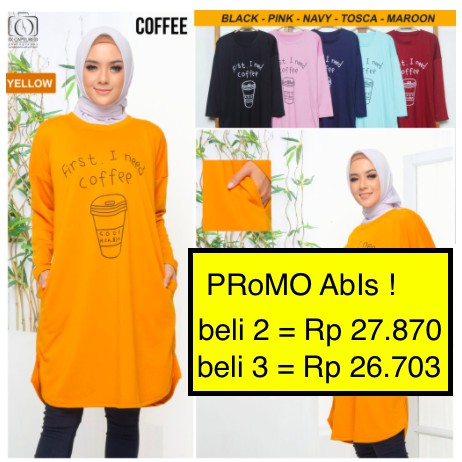 Jackfashion Tunik kaos murah  atasan wanita muslimmotif 