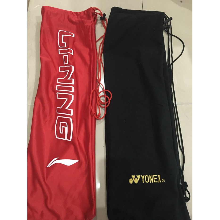 Tas raket kain badminton / sarung raket