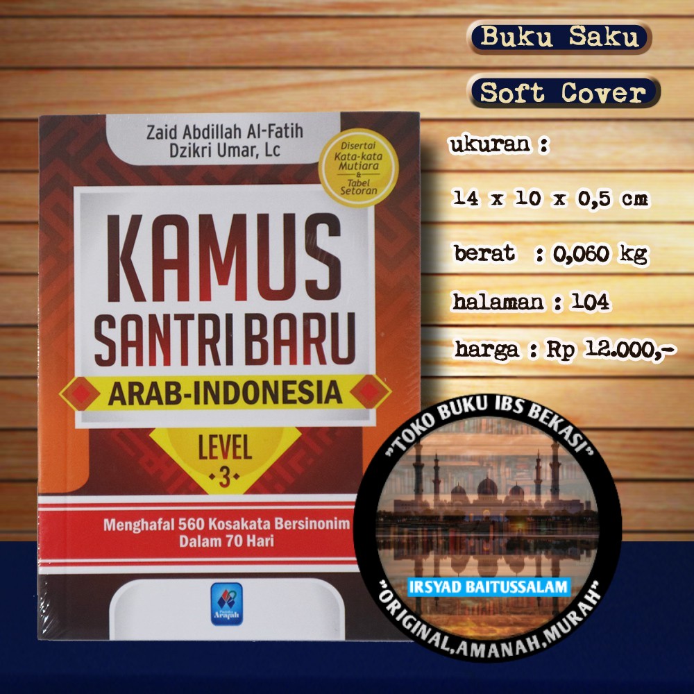 Kamus Santri Baru Arab Indonesia Level 3  Pustaka Arafah Toko Buku IBS