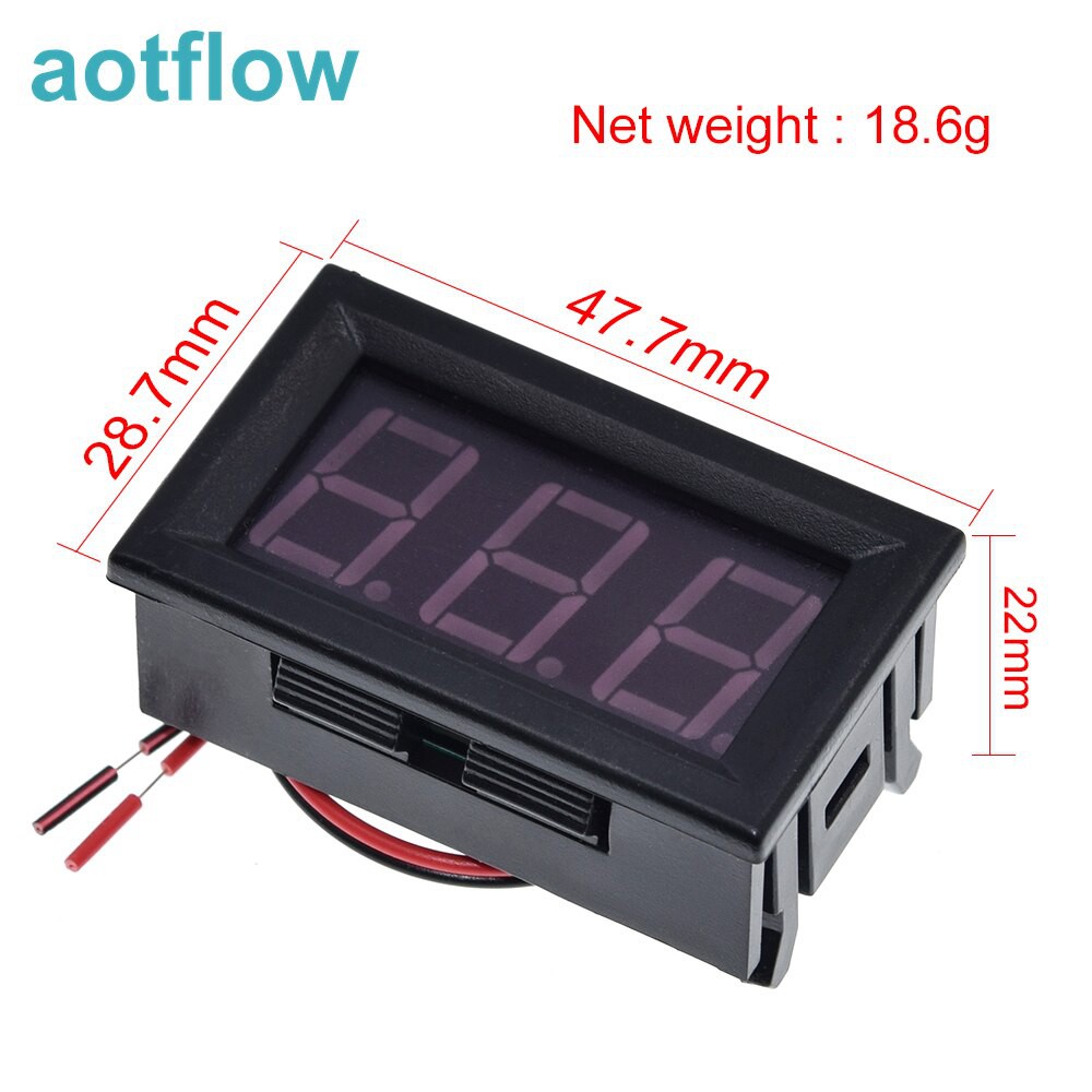 LED Digital Voltmeter Voltage Meter AC 75V - 300V