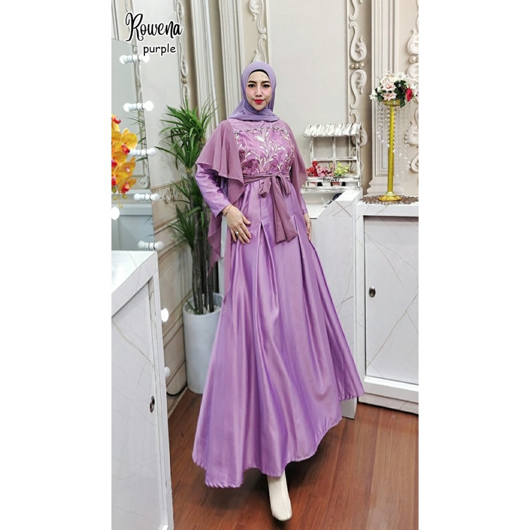 GAMIS KONDANGAN PESTA ROWENA DRESS BORDIR