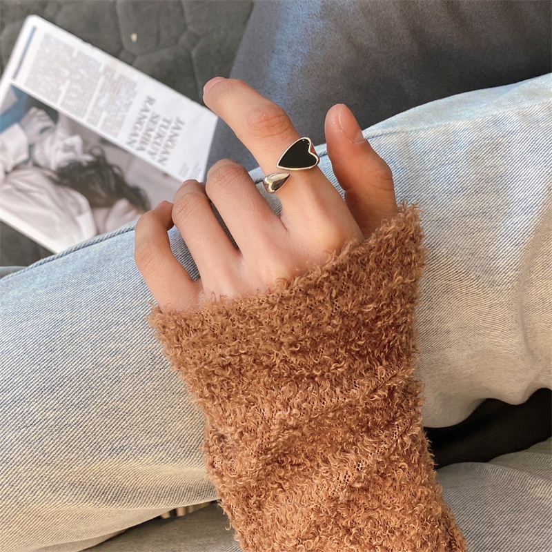 Cincin Bentuk Hati Gaya Korea