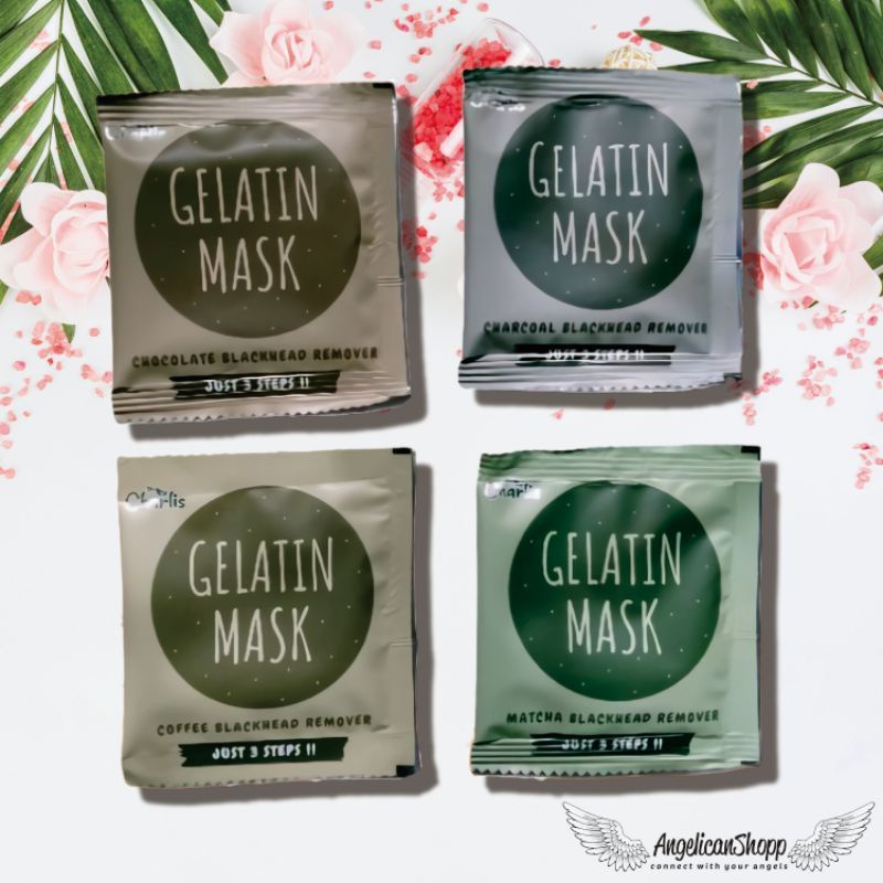 CHARLIS MASKER GELATIN ASLI CHARLIS / BLACKHEAD REMOVAL/  HEMPAS KOMEDO 100% AMPUH