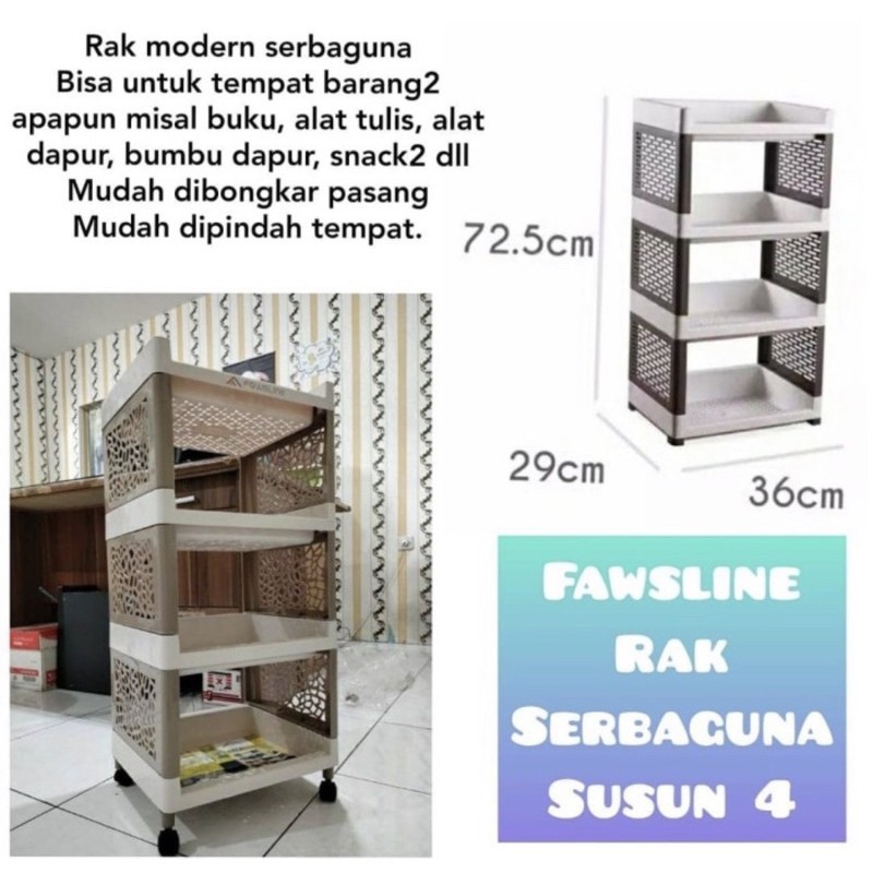 Rak Yoyo Fawsline 4 Susun--GL--