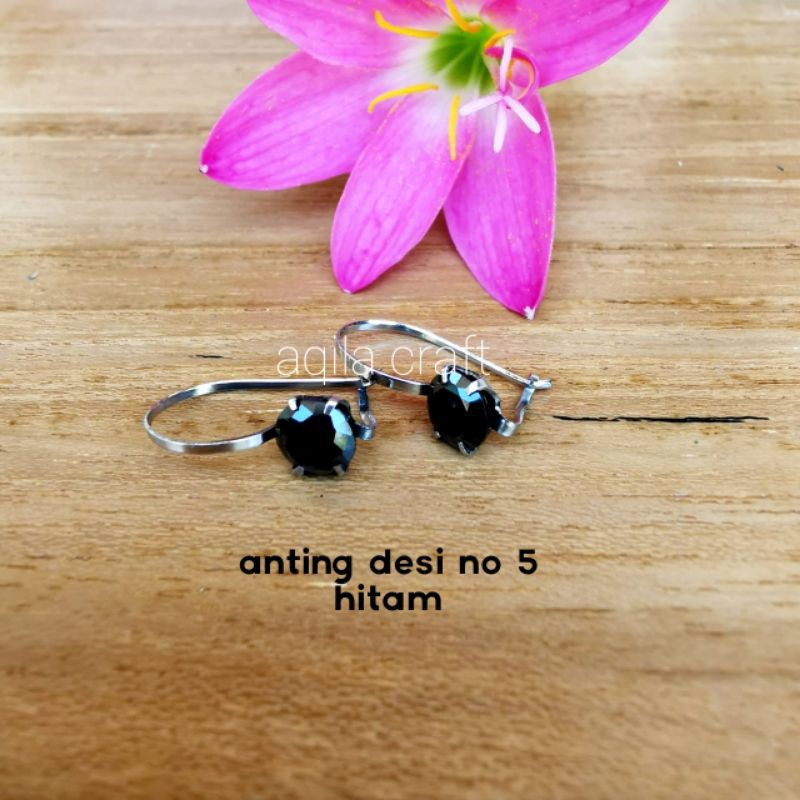 COD ANTING DESI MONEL DIAMOND NO 5 ANTING ANTI KARAT AKSESORIS WANITA STAINLESS STEEL