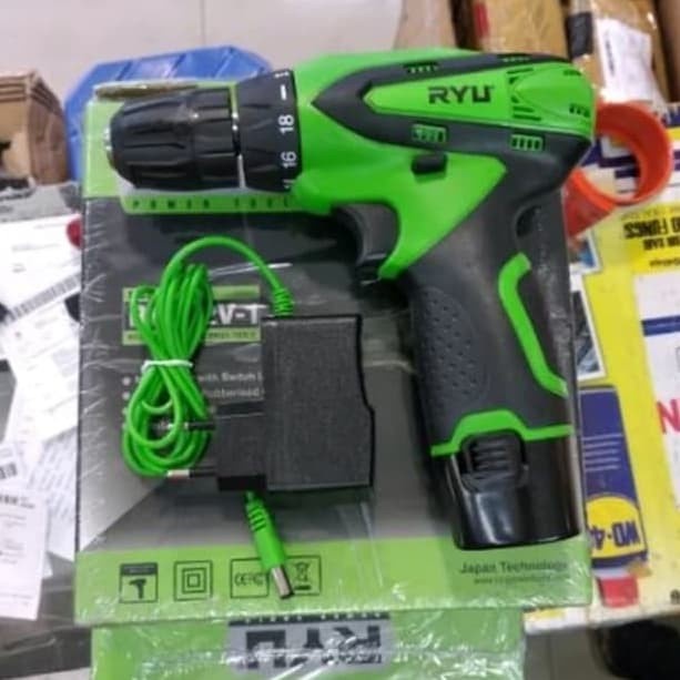 Mesin Bor Cas RYU 12 VOLT RCD 12-1 tanpa kabel