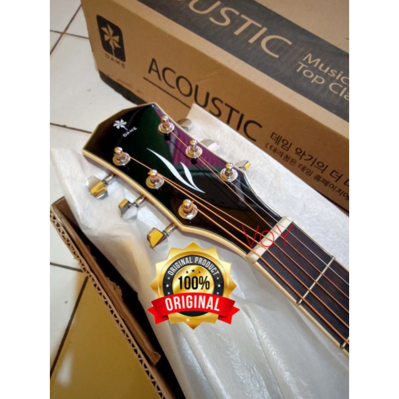 Gitar Akustik Elektrik Dame Lilies200-GL Original