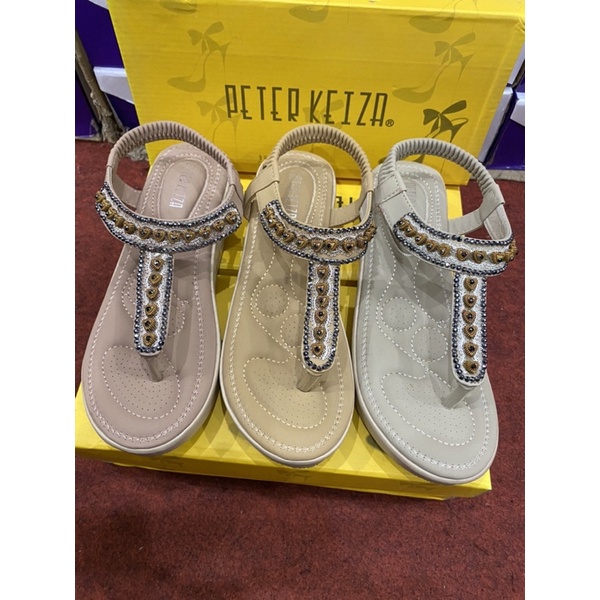 Sepatu Sandal Wedges brand Peter Keiza