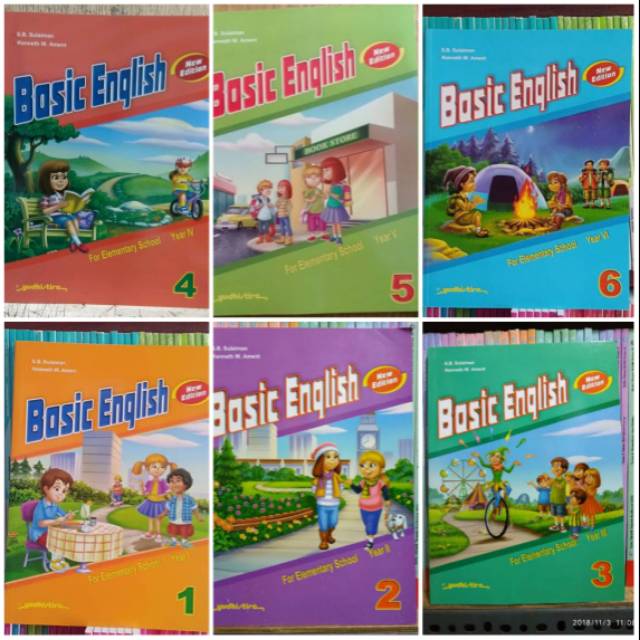 Jual BUKU BASIC ENGLISH NEW EDITION SD/MI Kelas 1/2/3/4/5/6.yudhistira ...