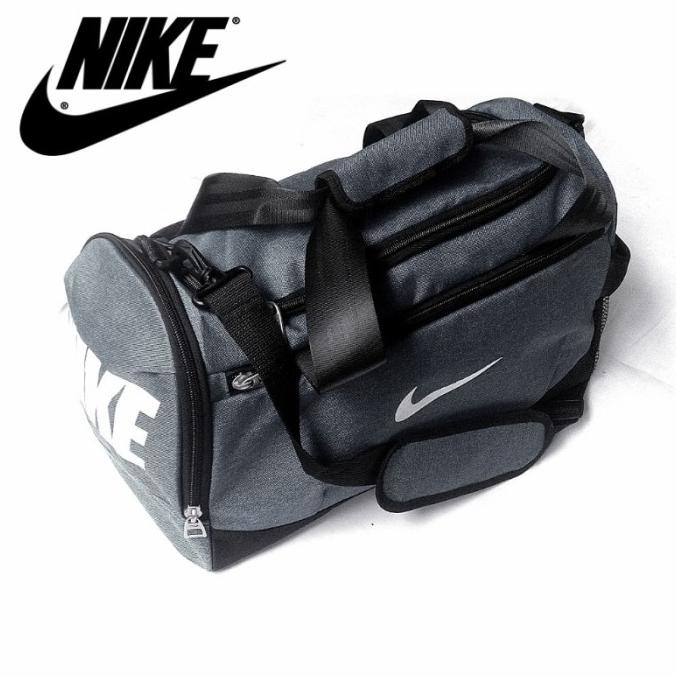 BISA COD Tas NIKE SPORT - Tas Pakaian Sepatu Olahraga 2in1 Selempang / Jinjing - Hitam HEMAT Kode
