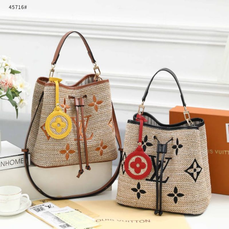 Tas LV Louis Vuitton Neo Noe 45716 Platinum