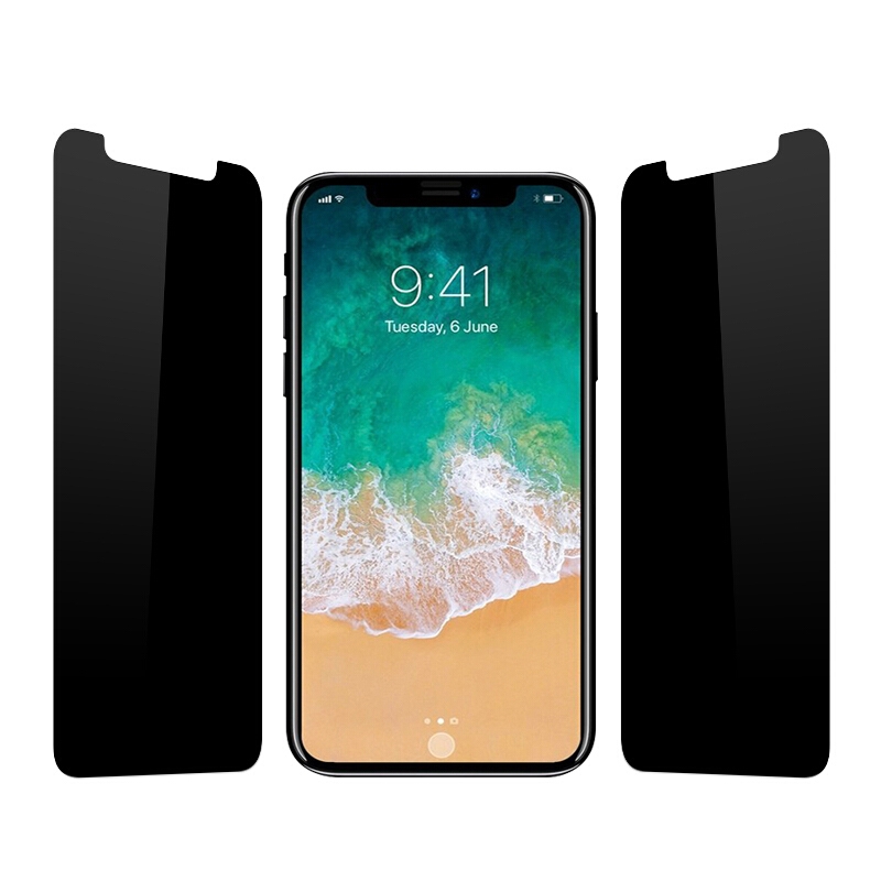Pelindung Layar Tempered Glass 3d Anti Spy Untuk Iphone 12 Mini Pro Max 5 Se 6 6s 6p 6sp 7 7p