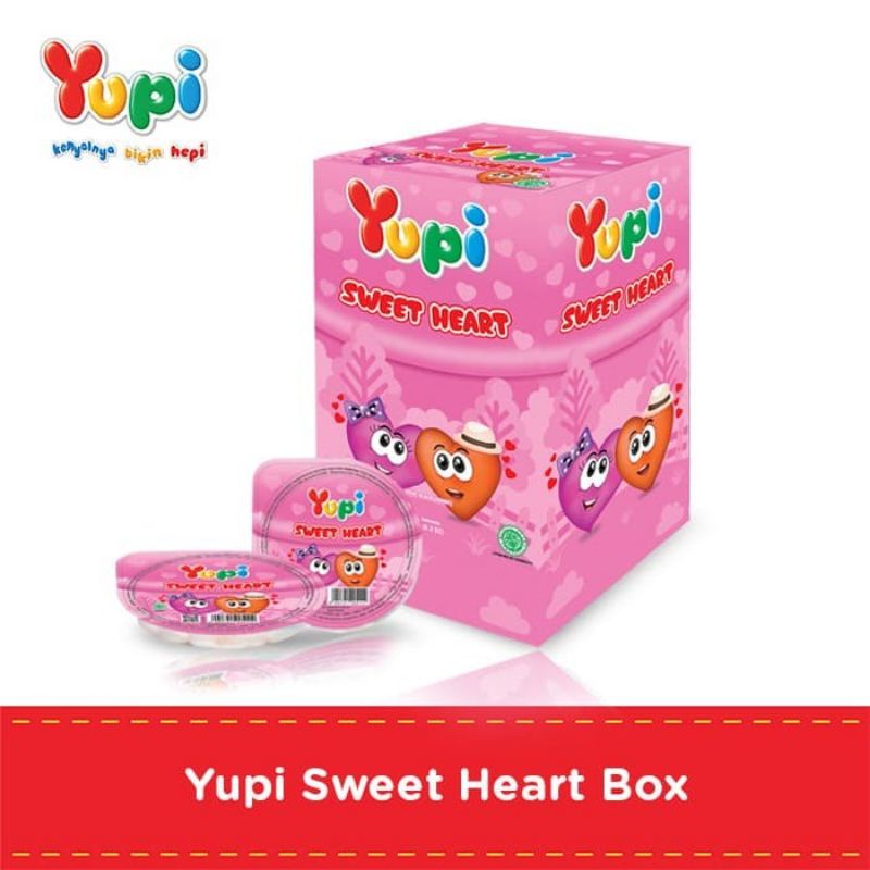 

YUPI SWEET HEART isi 12 PCS