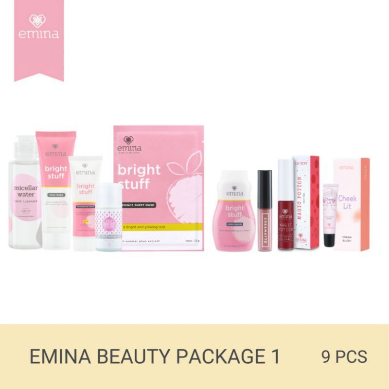 EMINA BEAUTY PACKAGE | PAKET CANTIK KOSMETIK LENGKAP EMINA