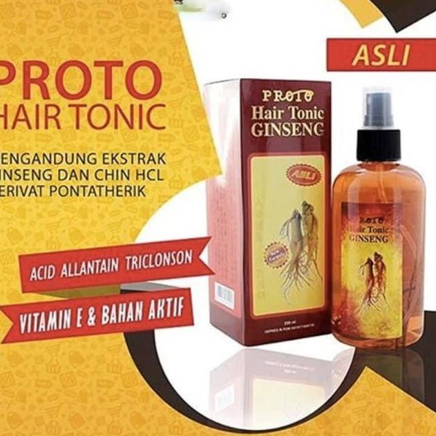 ❋ PROTO HAIR TONIC GINSENG ORIGINAL 250ML - HAIR TONIC PROTO ✿