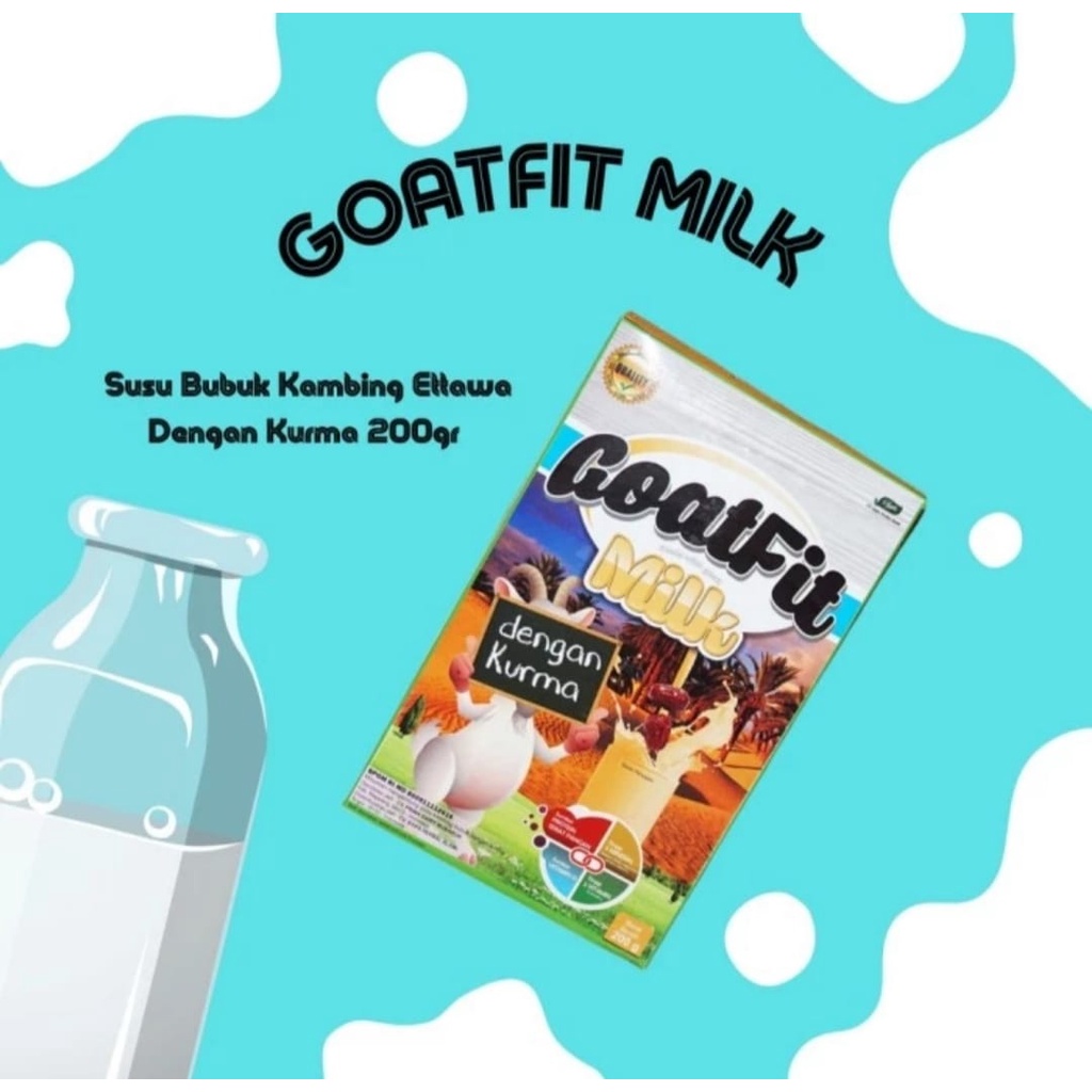 

Susu Kambing Etawa Goat Fit Original Plus Kurma 200gr
