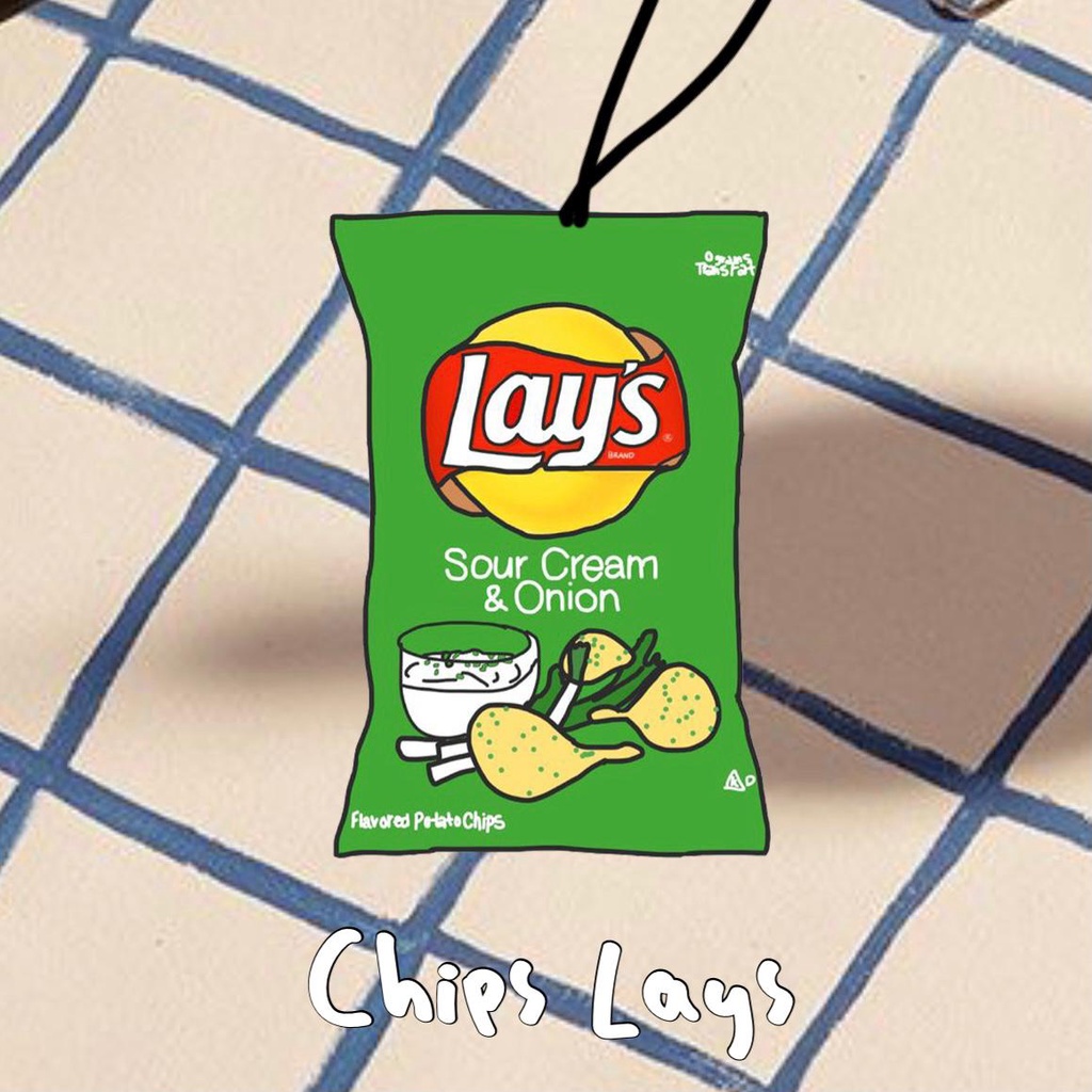SYSCENT AIR FRESHENER Chips Lays | Parfum Mobil / Pewangi Ruangan / Pewangi Mobil / Pengharum Mobil |