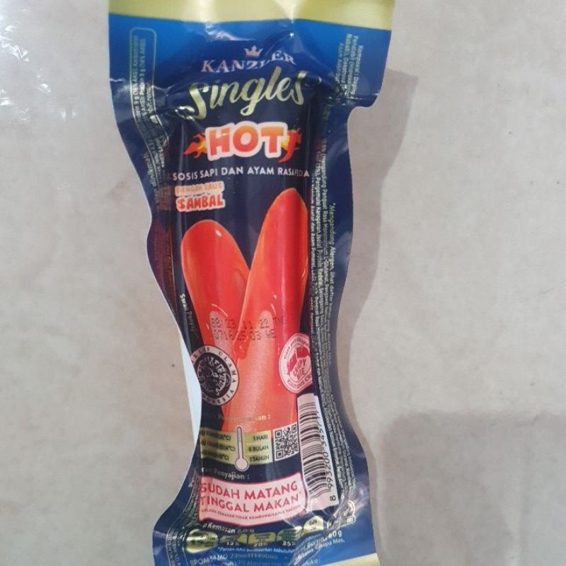 

Kanzler Single Sosis Hot 60gr