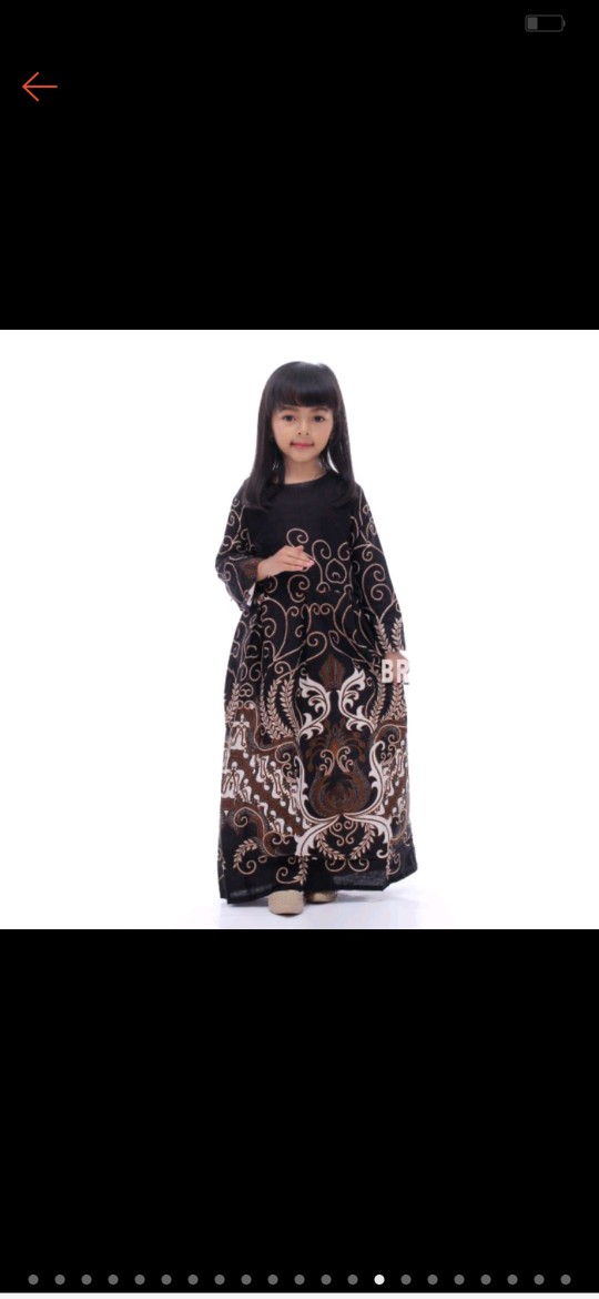 Gamis Batik Anak - Umur 3 Sampai 9 Tahun - Gamis Batik Pekalongan - Bisa Ecer Motif Terbaru