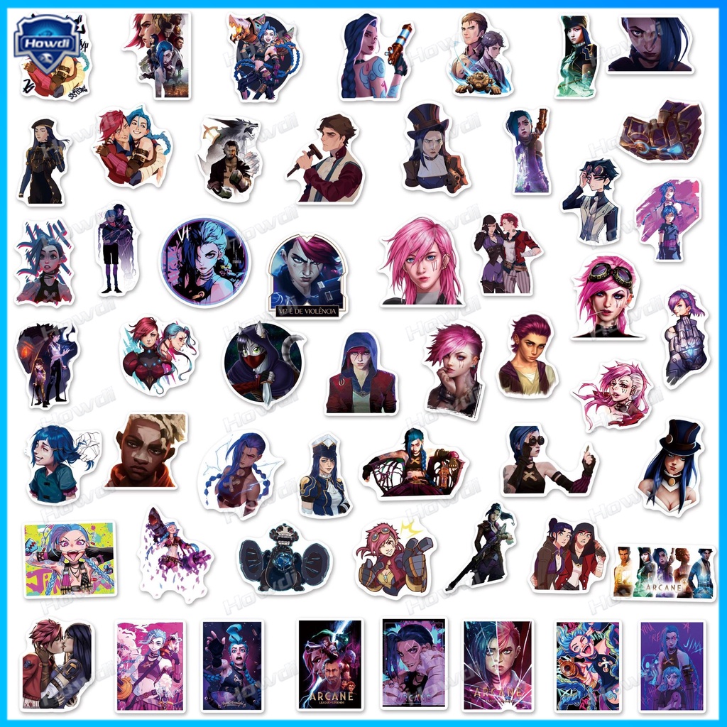 Stiker Motif Game League of Legends Tahan Air Untuk Helm Motormobil