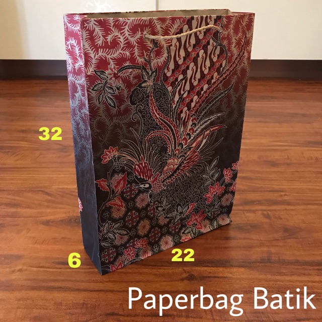 

Pembelian Kelipatan 20pcs Paperbag Batik 22x6x32 Tas Kertas Goodie Bag Motif Shopping Bag Tas Belanja Paper Bag